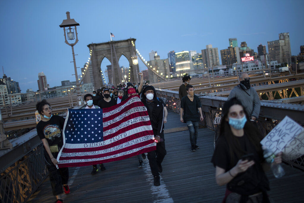 APTOPIX America Protests New York